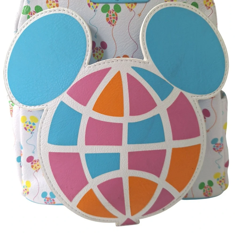 Disney Parks Mini Backpack WDW 50th Anniversary‎ Retro Vault Balloons Loungefly
